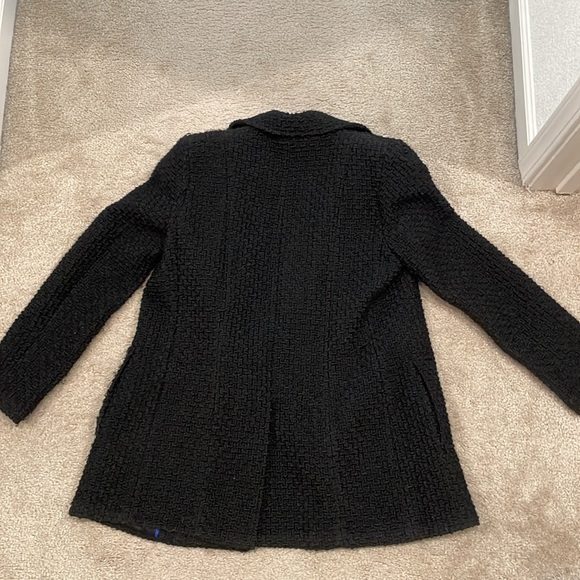 Calvin Klein women size 6 black jacket with belt - Picture 7 of 9